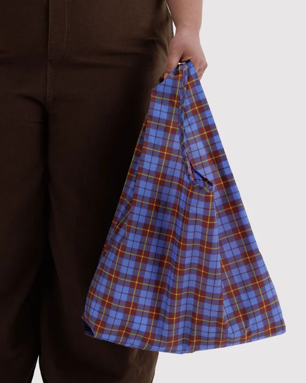 Standard Baggu - Blue Tartan - Size: OS