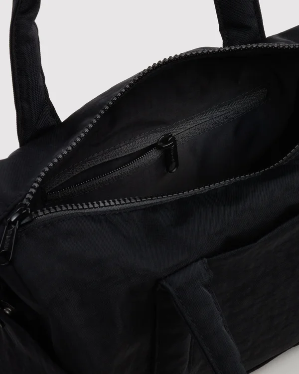 Nylon Duffle Bag - Black