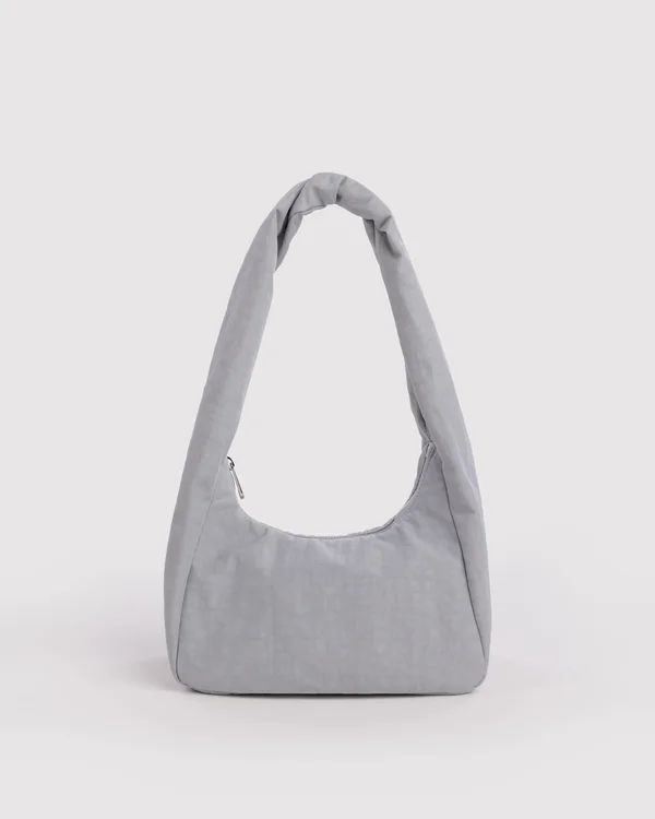 Small Nylon Meringue Bag - Fog