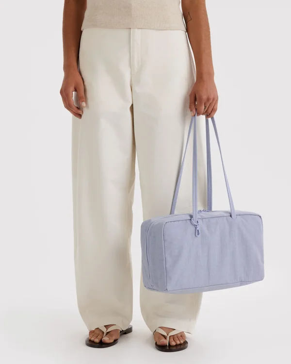 Medium Nylon Bowler Bag - Sale - Mist - Material: heavyweight-nylon