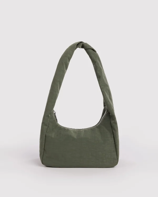 Small Nylon Meringue Bag - Caper
