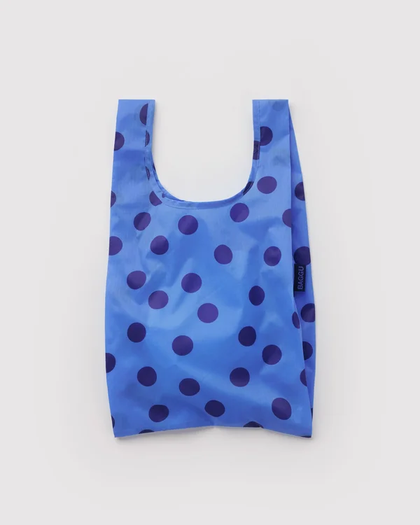 Baby Baggu - Blue Polka Dot - Material: ripstop-nylon