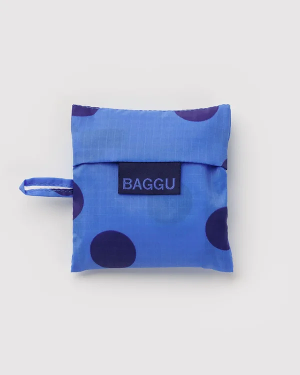 Baby Baggu - Blue Polka Dot - Material: ripstop-nylon