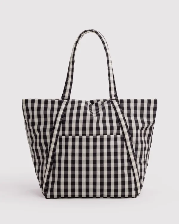 Cloud Bag - Black And Cream Gingham