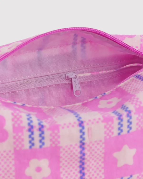 Dopp Kit - Market Plaid Pink - Size: OS