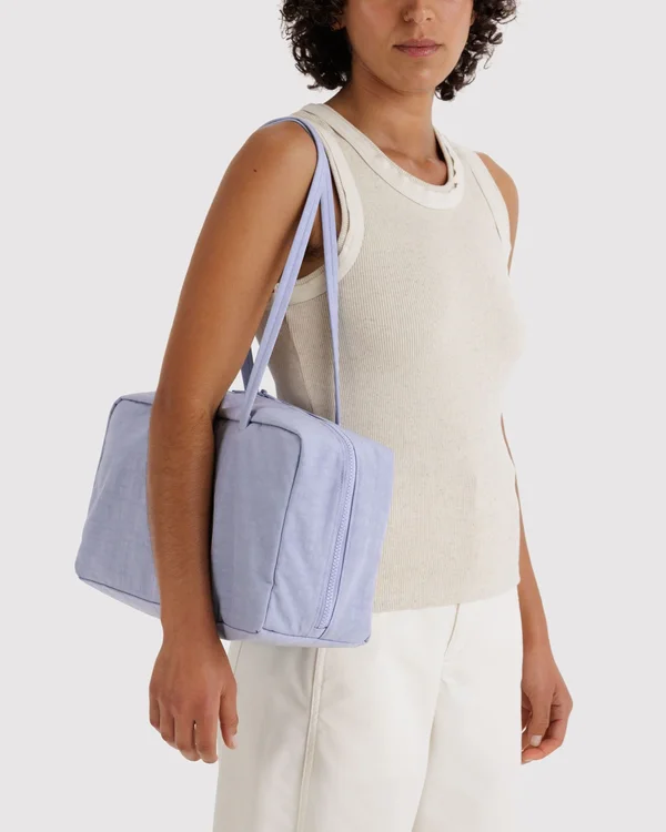 Medium Nylon Bowler Bag - Sale - Mist - Material: heavyweight-nylon