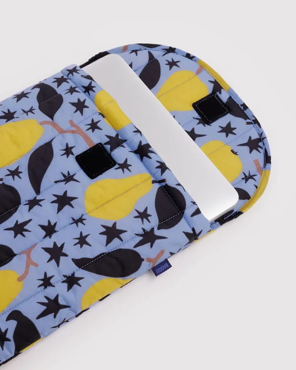 Puffy Laptop Sleeve 16" - Golden Pears - Size: OS