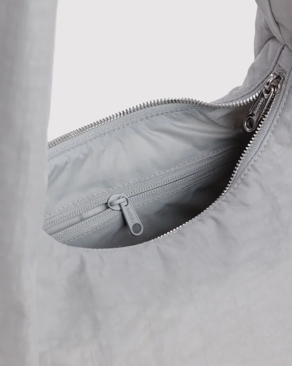 Small Nylon Meringue Bag - Fog