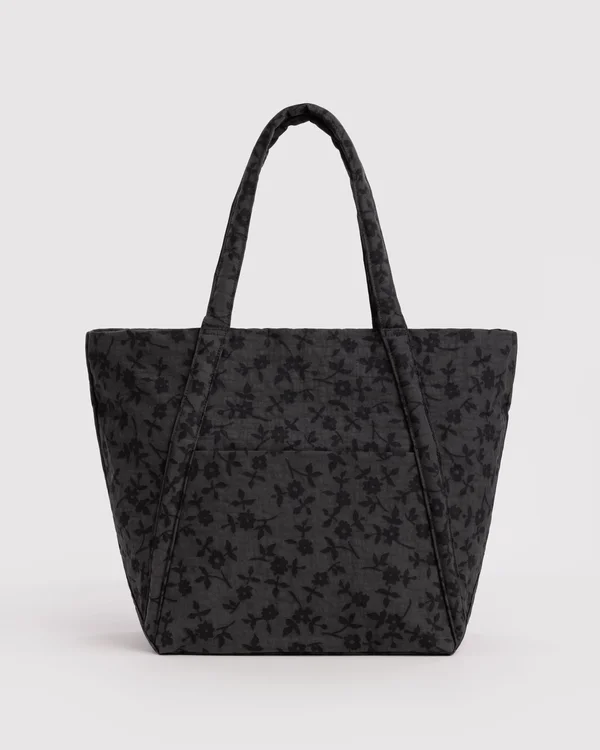 Cloud Bag - Charcoal Ditsy Floral - Material: heavyweight-nylon