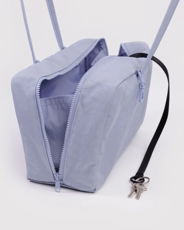 Medium Nylon Bowler Bag - Sale - Mist - Material: heavyweight-nylon