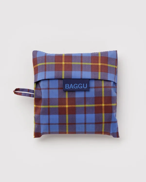 Standard Baggu - Blue Tartan - Size: OS